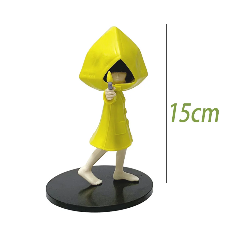 Hot Game GK Little Nightmares Anime Figurine Six Figure Mono Action Figure Anime Game PVC Action Figure Collectible Model Doll