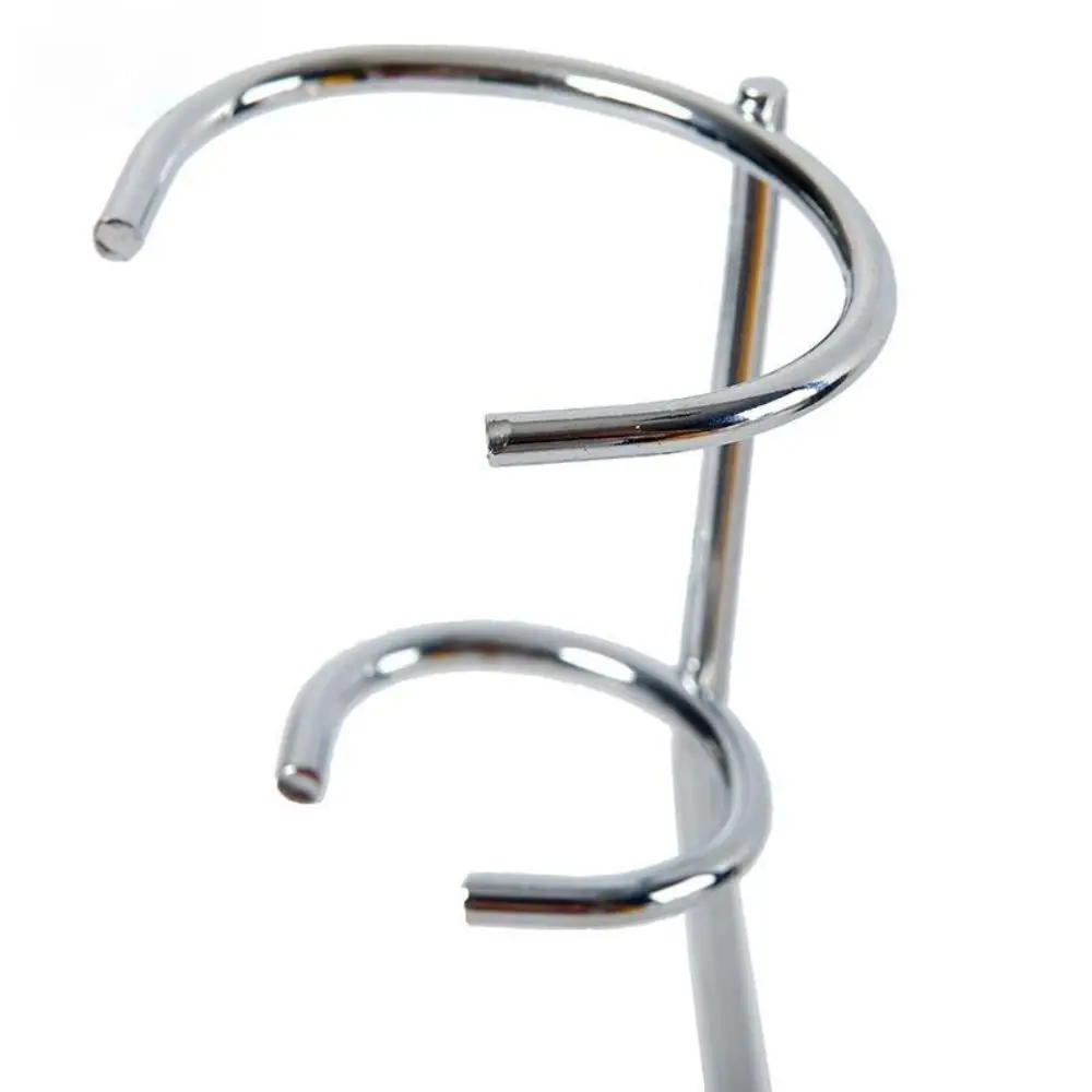 Freestanding Milk Frother Stand Round Base Dual Support Rings Coffee Stirrer Rack Space Saving Hand Mixer Holder view 5