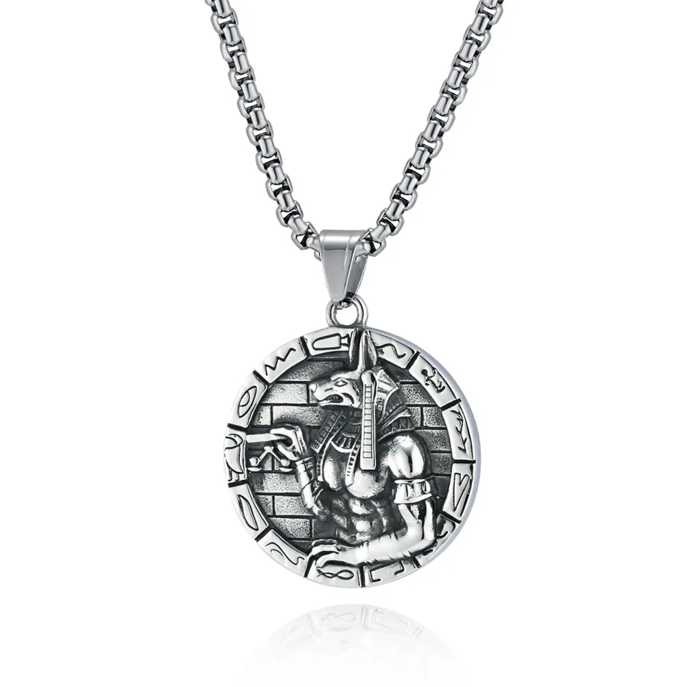 Trendy Saint Michael Pendants Holy Angel The Archangel Pendant Necklace for Men Women Blessing Religious Accessory