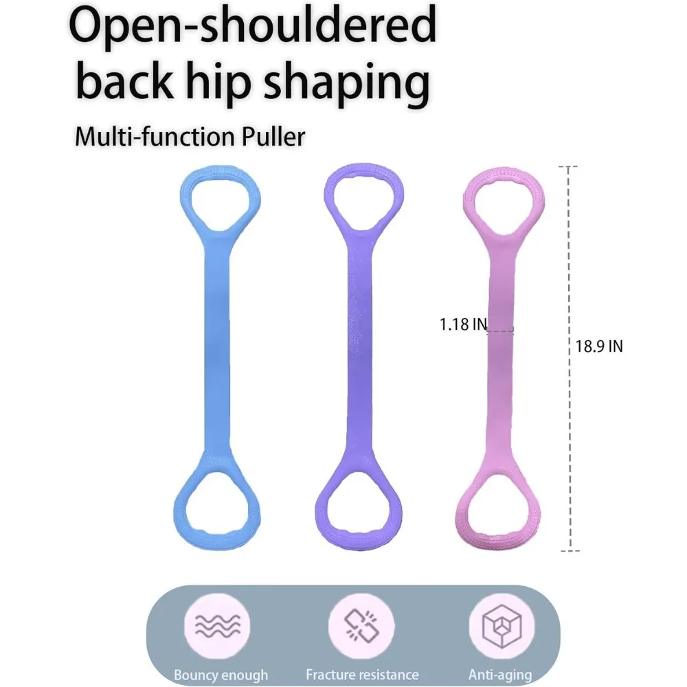 

8 Fitness Resistance Band, Elastic Bands for Working Out,Arm,Back Training Elastic Ropes, Exercise Equipment for Yoga, Pilates