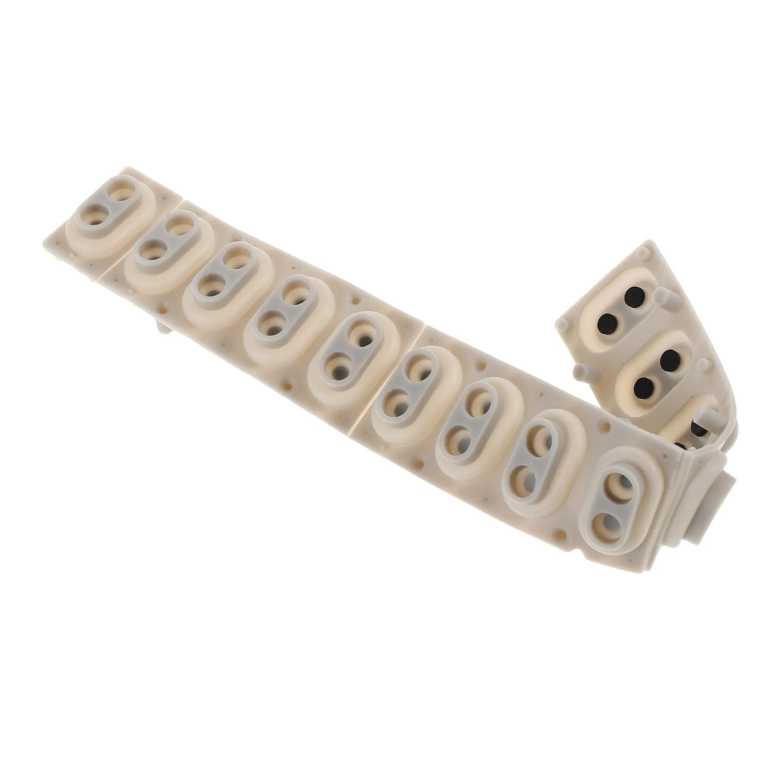 Silicone Key Contact Pad 13-Key Electronic Organ High Conductivity Keyboard Strip Replacement Parts Digital Piano Key Mat