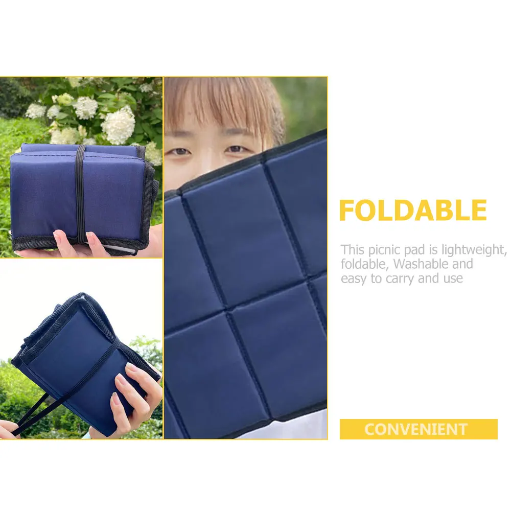 

2Pcs Waterproof Outdoor Seat Cushion Pad Foldable Portable Picnic Mat Camping Mat Multifunction Seat Pad Lightweight
