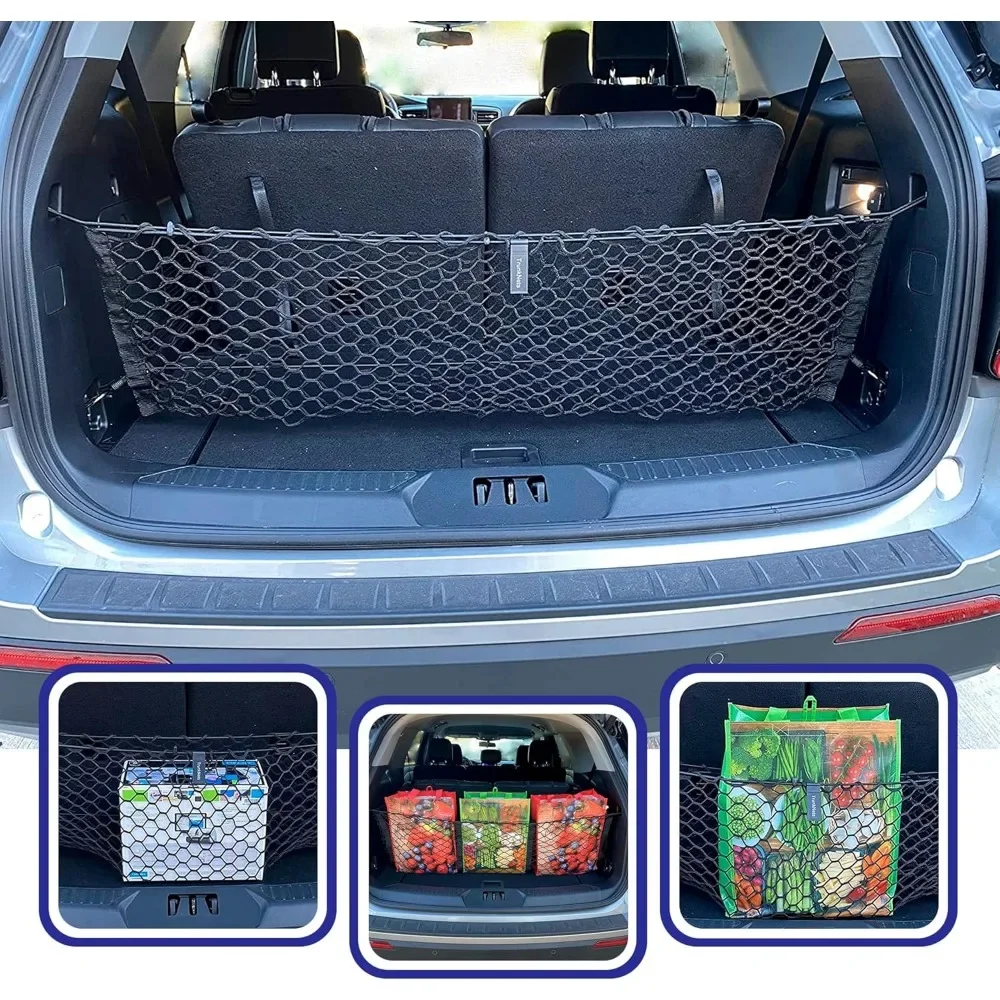 Envelope Style Trunk Mesh Cargo Net for Ford Explorer Base ST XLT 2020-2024 - Car Accessories