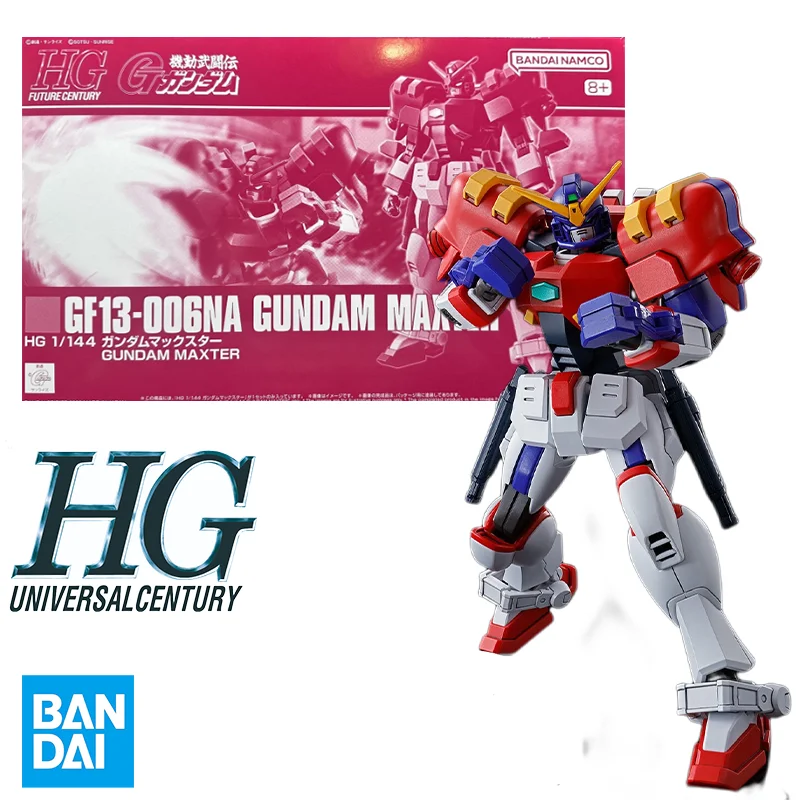 

Bandai HG 1/144 HG Gundam GF13 006NA GUNDAM MAXTER Model Kit Anime Fighter Assembly Model Anime Action Figure Toy Gift FOR KID