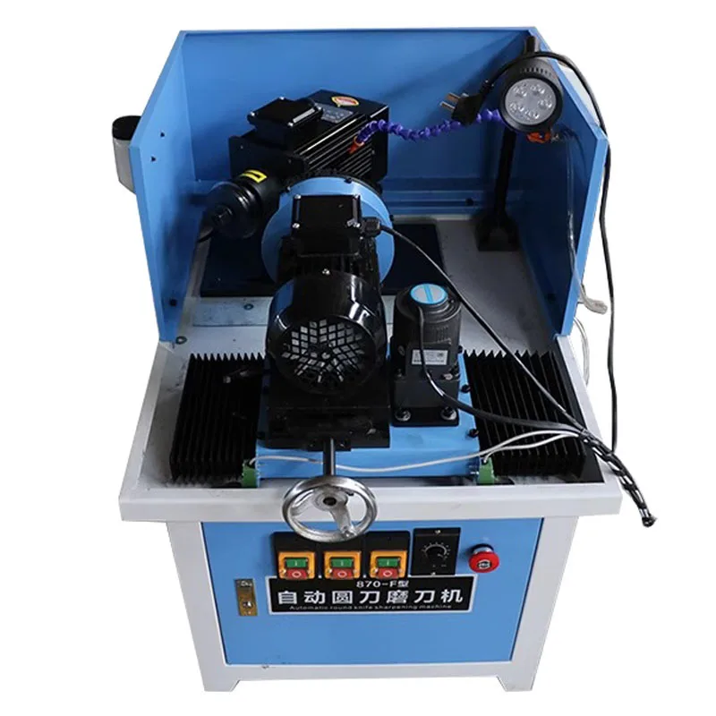 STR 870F Affilatrice automatica per coltelli circolare Smerigliatrice OEM Attrezzatura per lucidatura di metalli personalizzabile per lame frantoio