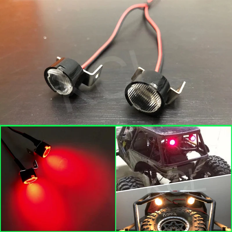 LED 5V Tail/fog/side Light for 1/10 RC Crawler Car Traxxas TRX4 TRX6 AXIAL SCX10 II 90046 RC4WD D90 Diy Parts