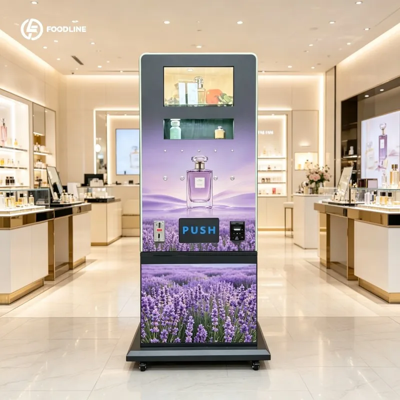 24-hour Smart Vertical Perfume Vending MachineTouch Screen Perfume Vending Machine Commercial Use FL Customized