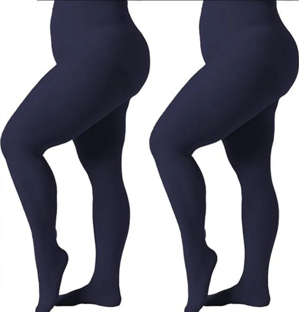 

2Pcs Plus Size Pantyhose Tights 200pound Lady Stretchy Seamless Stockings Underwear Female Leggings Big Oversized Yellow green