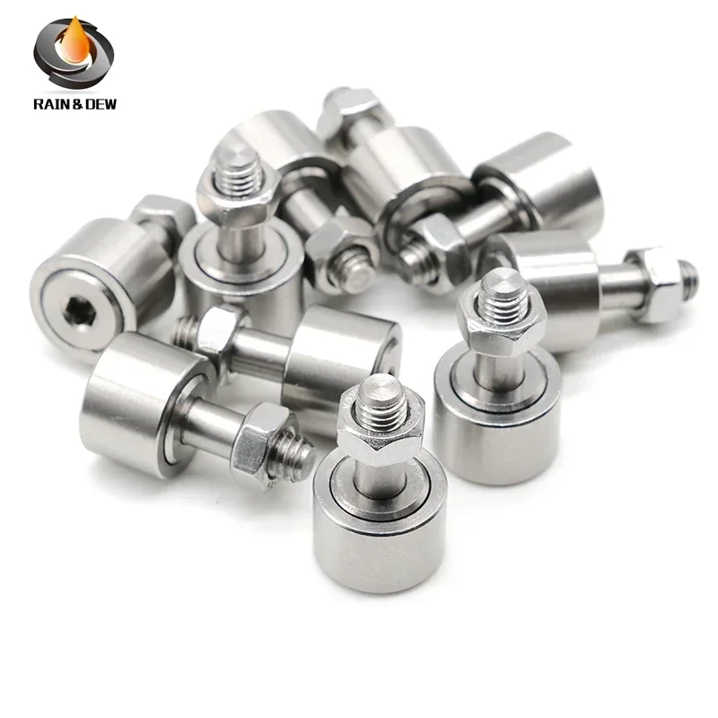 1Pcs CF6 SUS304  M6X16X28.2 mm Cam Follower bearing Stainless Steel Needle