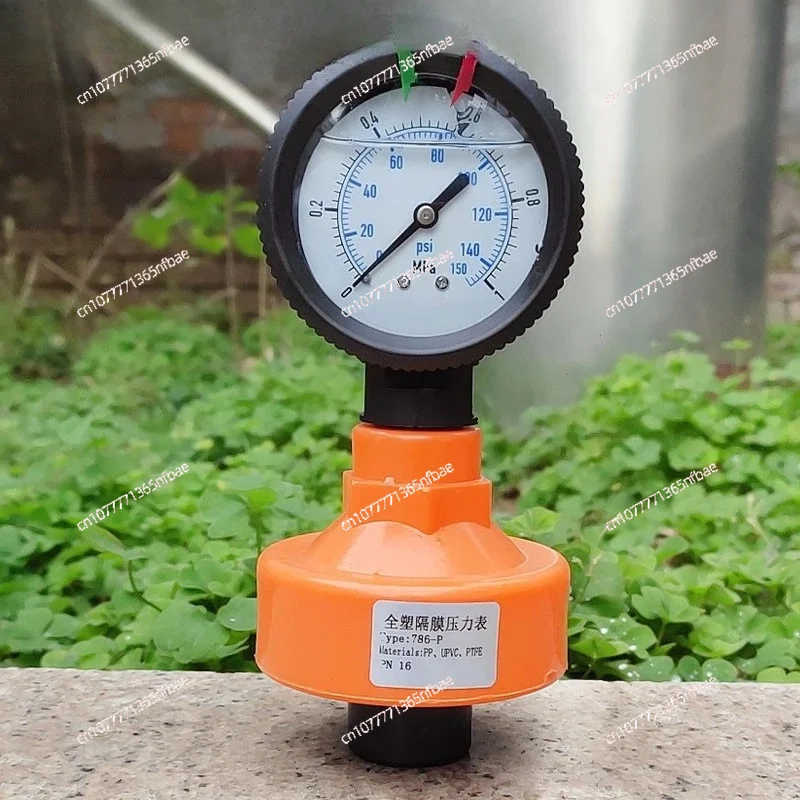 

plastic diaphragm pressure gauge, and alkali resistance