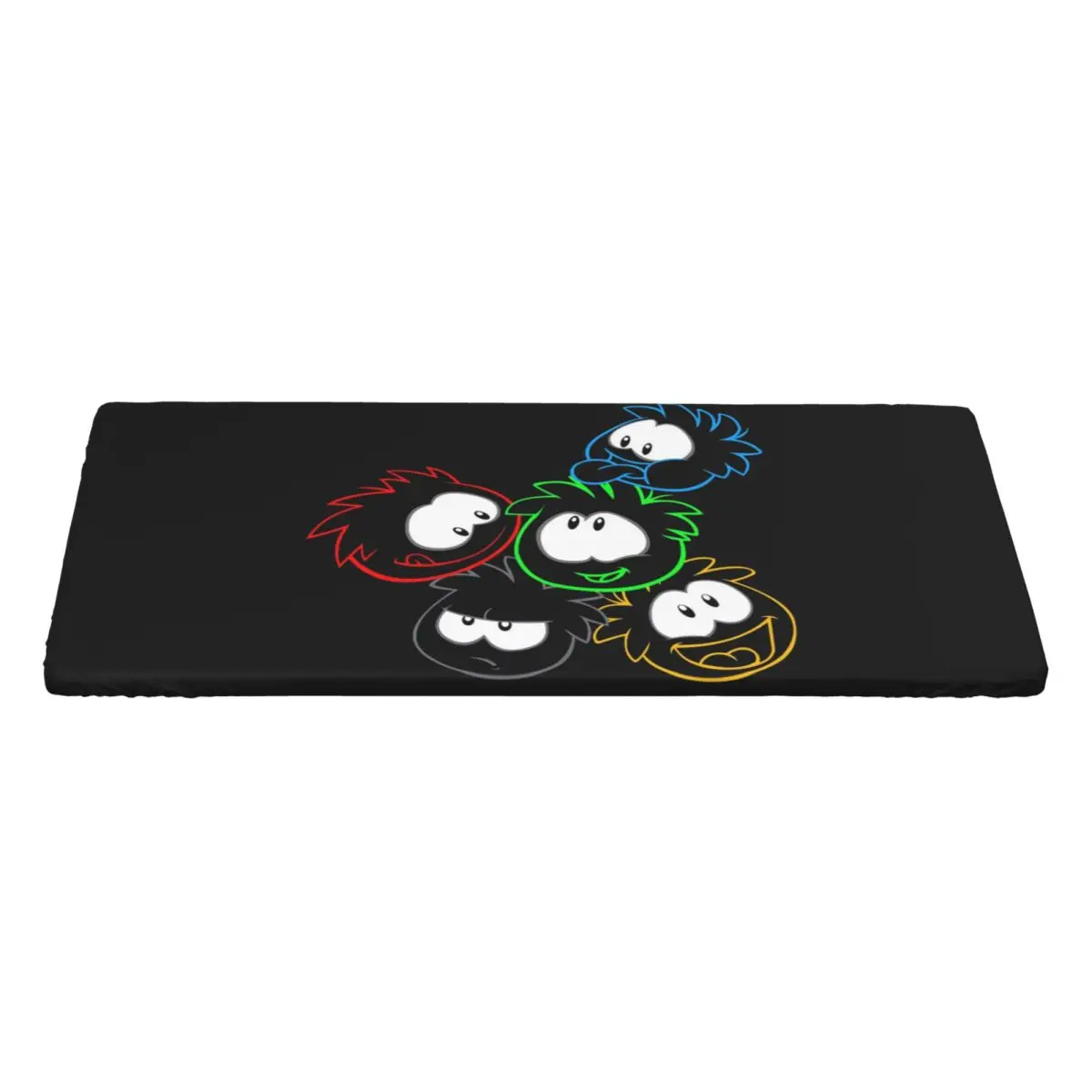 Mantel Rectangular Personalizado con Diseño de Club Penguin Puffle Group, Cubierta de Mesa Resistente al Aceite para Eventos y Cenas