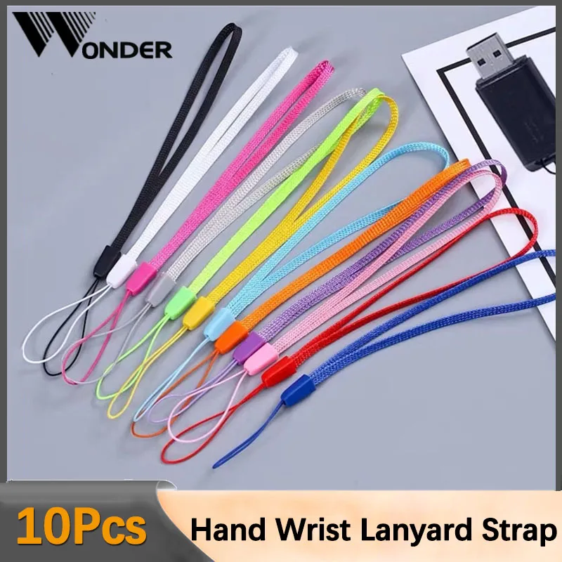 Wrist Strap Pine Rope Mobile Phone Colorful Strap for IPhone HUAWEI Realme Nylon Lanyard Selfie Stick Flashlight