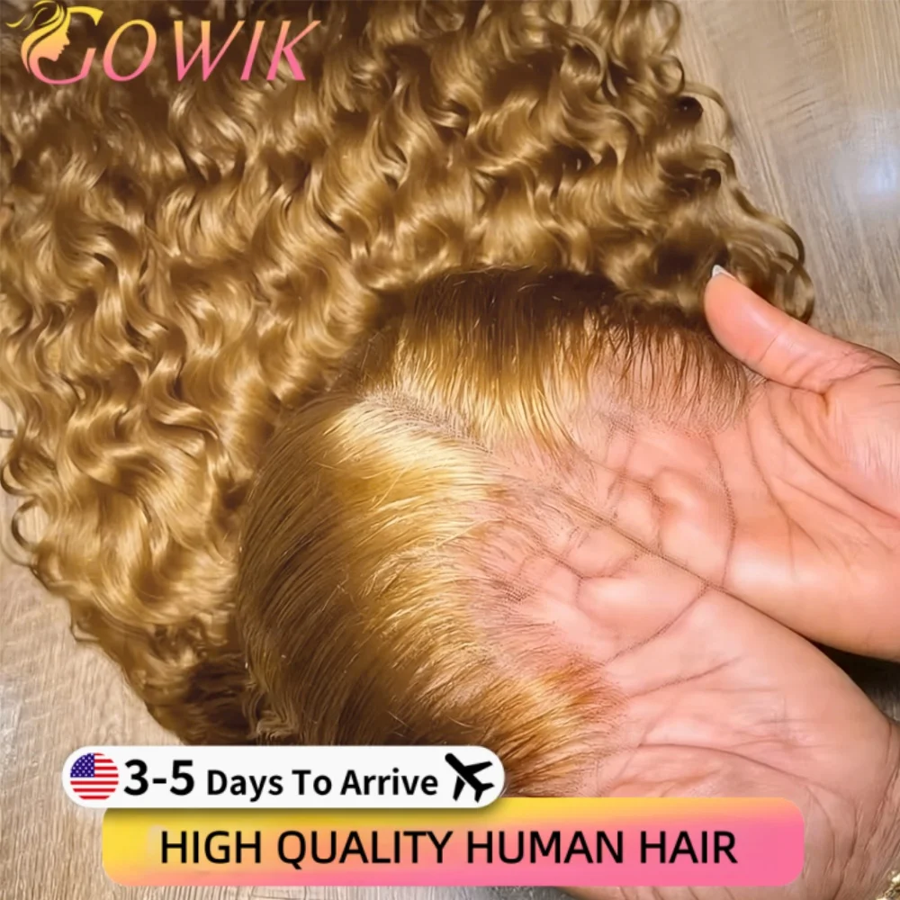 

27 Honey Blonde Wig 13X4 Curly Human Hair Wigs Colored 13X6 Hd Lace Frontal Wig Brazilian Wigs Original 32 36Inch 250 Density