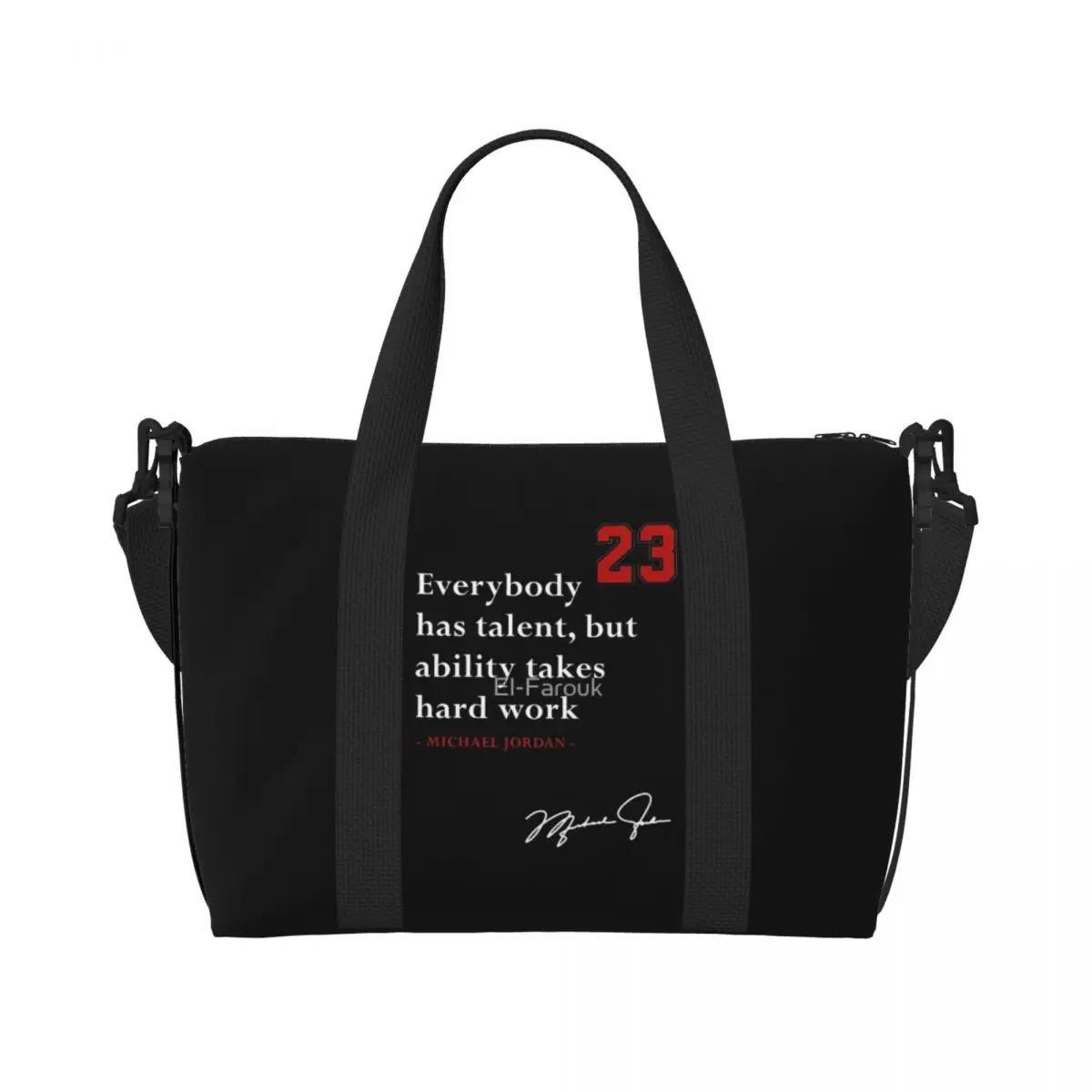 

Michael-Jordan Quote Weekend Gym Yoga Luggage Bags Men Women Sport Crossbody Bag Travel Handbag