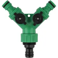 Garden Tap Y Splitter Watering Fittings Adjustable Switch Joints 1/2 3/4 Thread 2-way Tap Hose Water Splitter