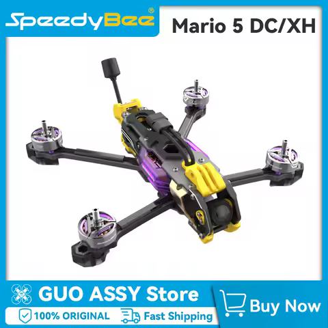 SpeedyBee Mario 5 DC/XH FPV 5Inch Drone 6S-Lipo O3 O4 PRO Racing Freestyle Drone F405 V4 FC BLS 55A ECS Bluetooth