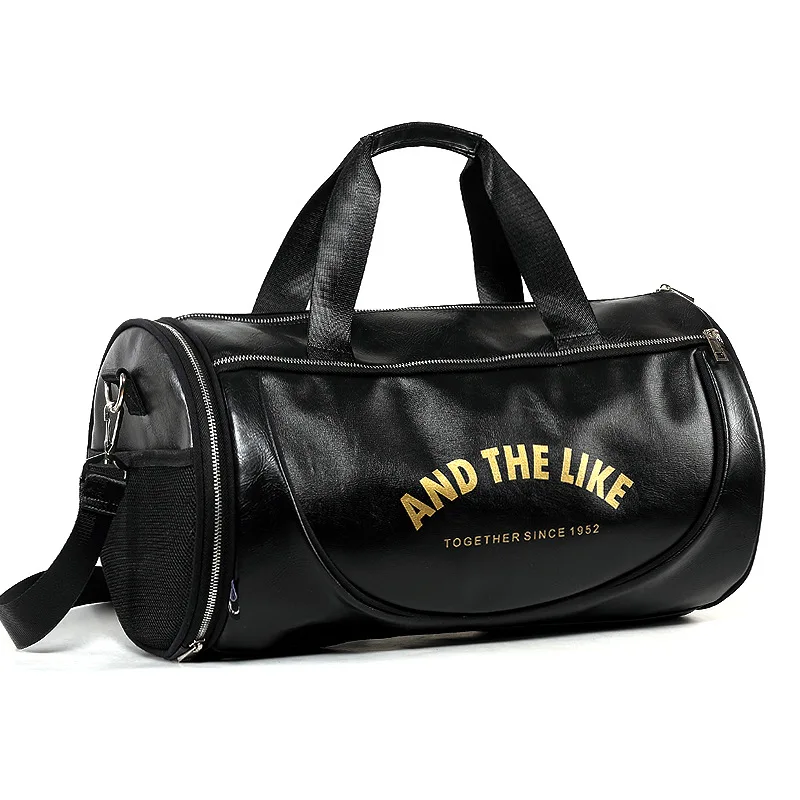 Shoulder Bag For Men Gym Training Swim Bags Waterproof Travel Bags Portable Diagonal Cylinder Basketball Sports Bags Handbag