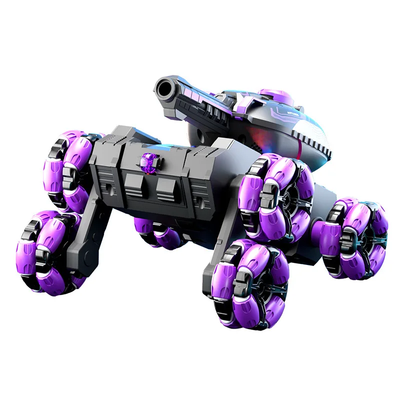 Sechsrädriger Stunt-Fernbedienungstank kann Wasserauto Geste Sensor Verformung Geländewagen Spielzeug starten