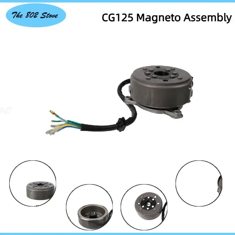 

Надежный магнитный ротор из магнитной стали для мотоцикла 125cc CG125 - надежная замена катушки ротора CG125