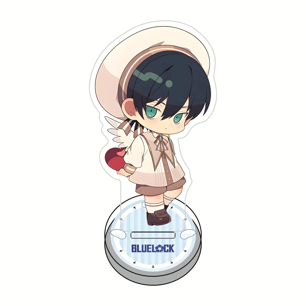 Blue Lock 10cm Cupid Angel Themed Acrylic Stand Figures Keychain Anime Collectible Standee, Desk Decor Gift for Fans