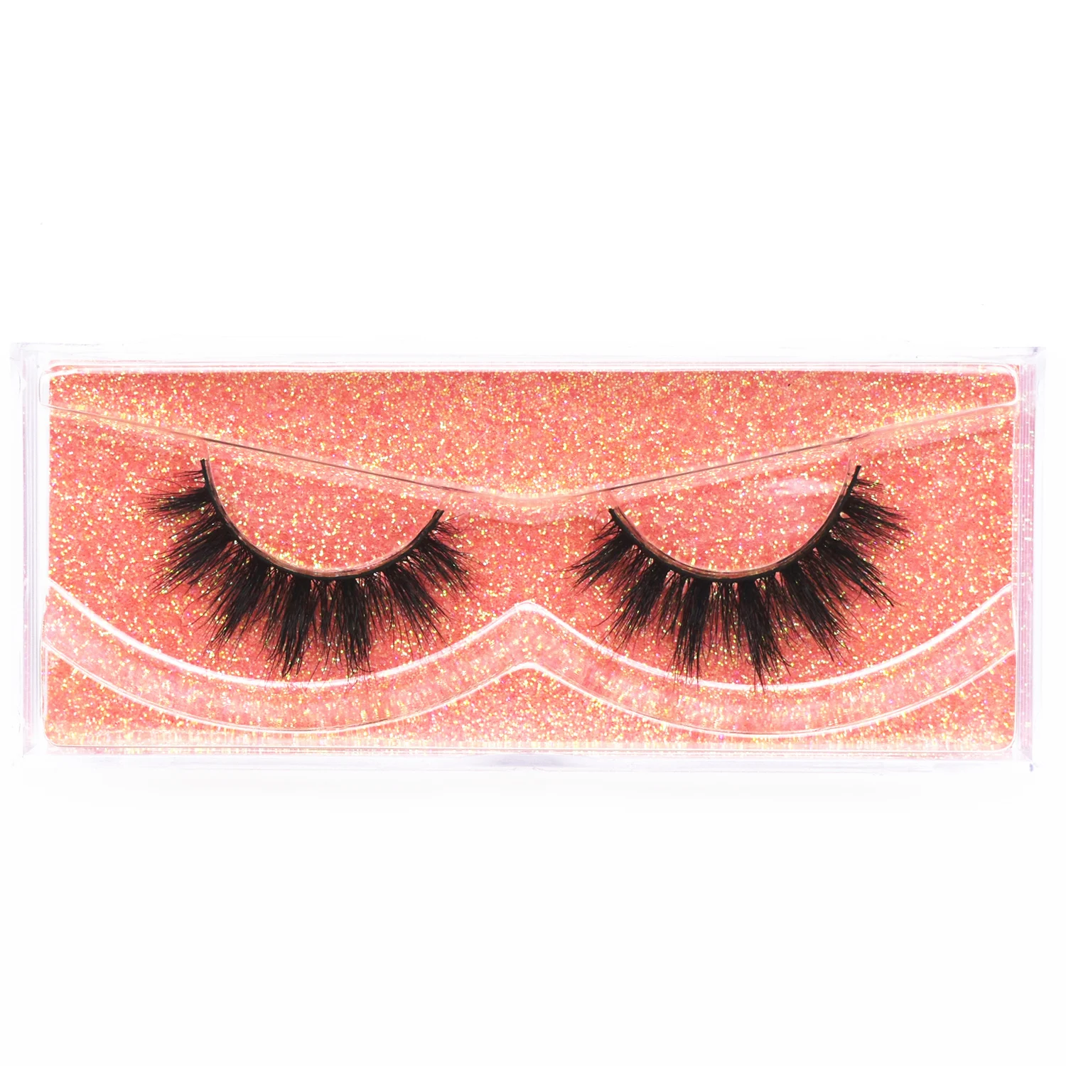 ElllLBAICHA-Faux-cils 3D en Vison D104, Courts, fissuraminants, Py, Naturels, Longs, Extension, Maquillage