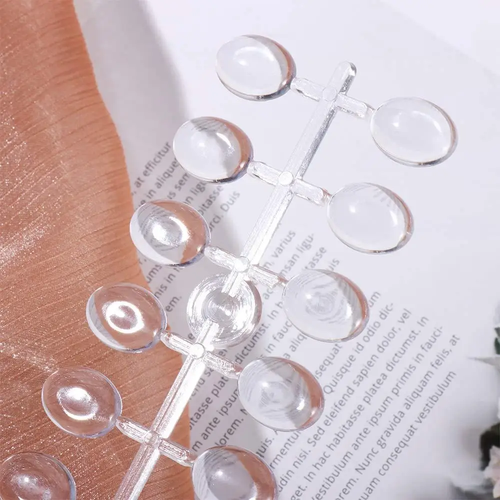 Vernis à ongles ovale en acrylique Durable, pratique carrée, carte de couleur transparente, outils pour ongles, affichage des couleurs des ongles, étagère de présentation des couleurs