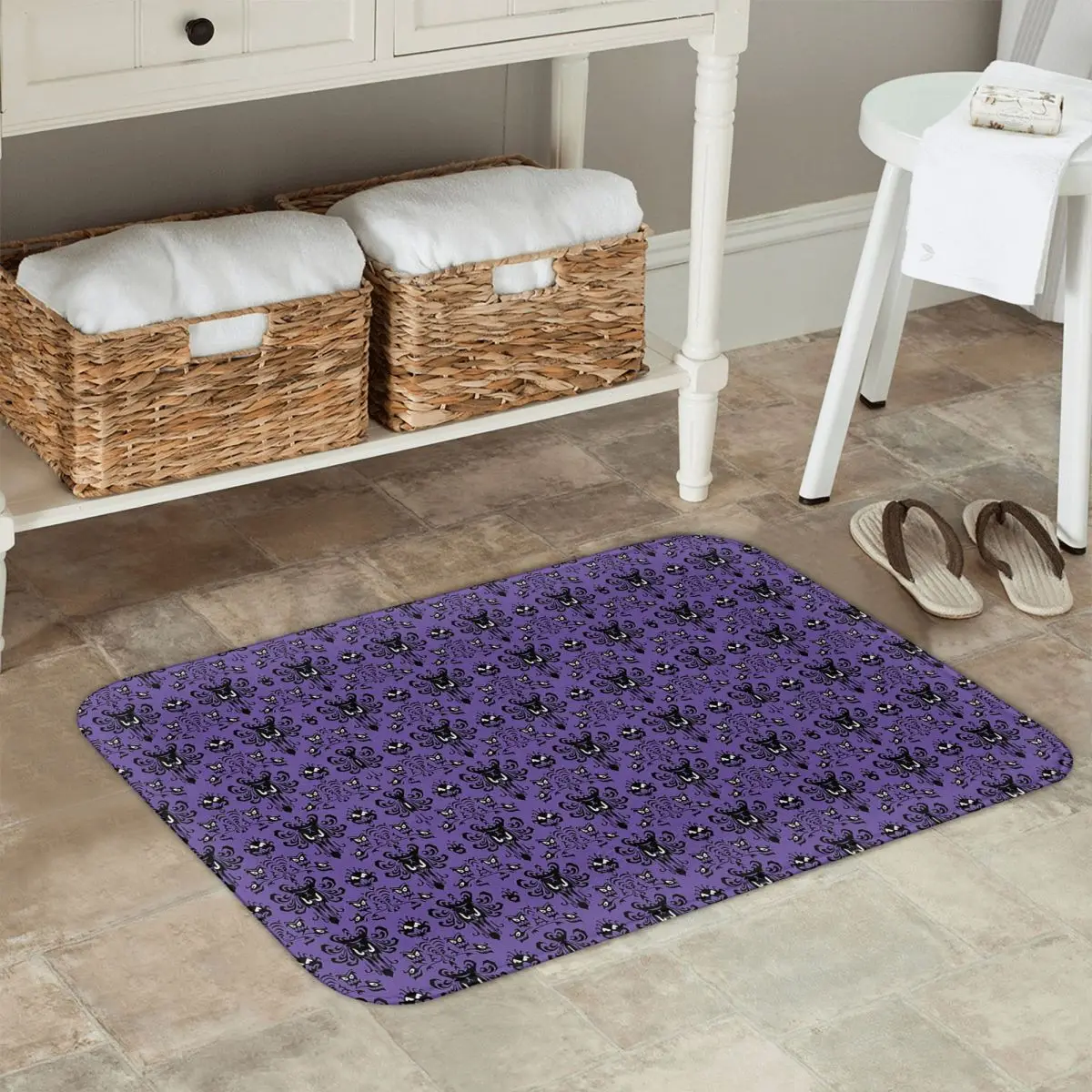Haunted Mansion Anti-slip Doormat Floor Mat Absorbent Mat Carpet Rug for Kitchen Entrance Home Bathroom Living room Footpad Mats