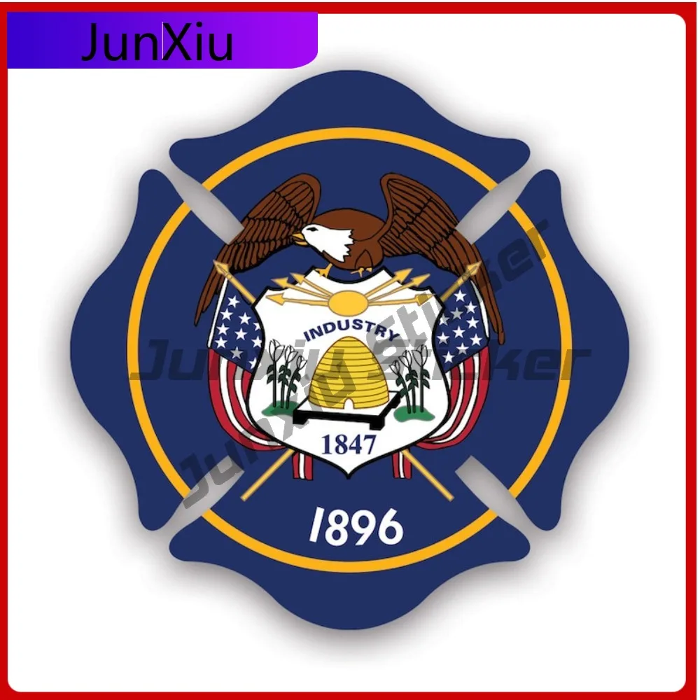 

Utah State Maltese Weather Resistant Sun Resistant Classic For Laptop Car Body Car Window Removable Easy Apply Decoration