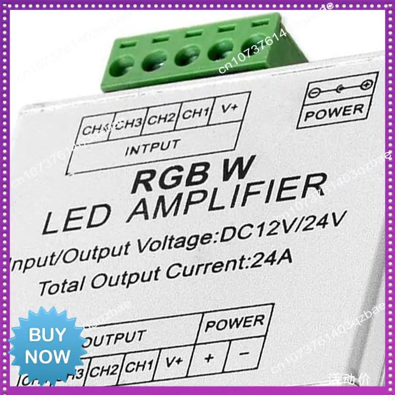 Hot Ltem RGB/RGBW 5050 LED Strip Versterker Controller Werken Met 4Pin/5Pin DC12V/DC24V 5050SMD LED Strip