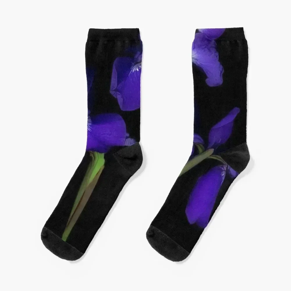 

Iris Socks Christmas golf winter gifts Toe sports Man Socks Women's