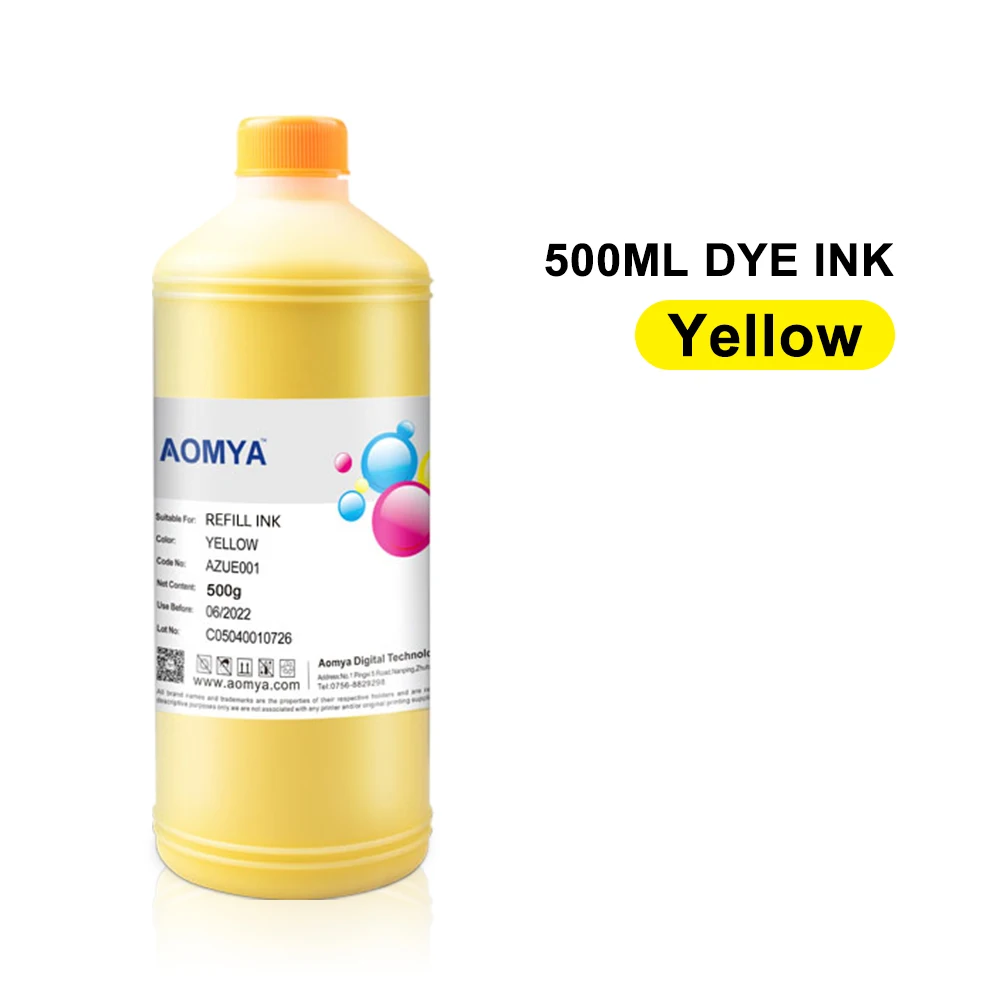 Aomya-Tinta de Recarga para Impressora HP, HP72, HP 730, 727, 728, HP Designjet T920, T1500, T2500, T930, T730, T730, T830, T1530, T2530, T1600,