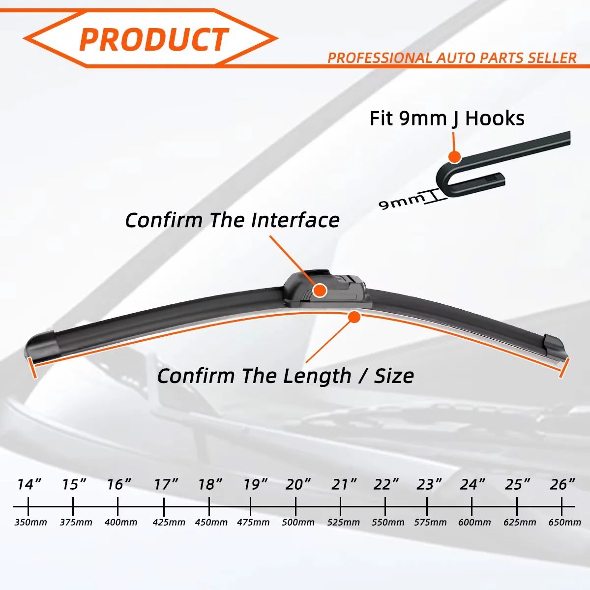 Auto-Windschutzscheiben-Wischerblätter aus Gummi für Mazda 3 Axela Hatchback 24"18"12" 2014 - 2018 2019 2020 – Detail 6