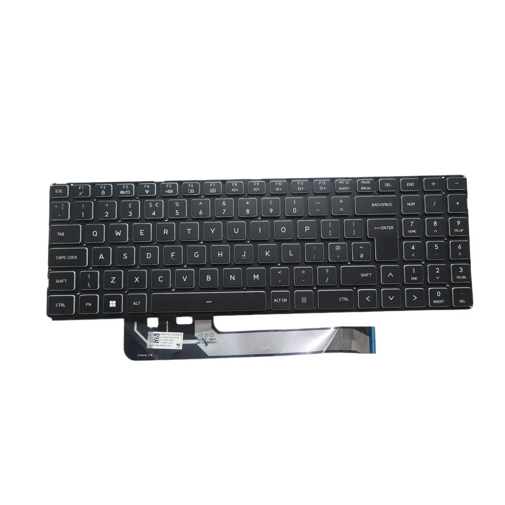 Arabia Brazilian German Japanese Korean Spanish Turish UK US Keyboard For Tongfang GM6PG3Q No Backlit Paper Black No Frame