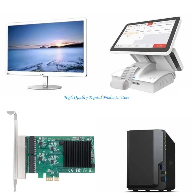 

U2JE PCI-E 4 Port Gigabit Card Computer Accessories RTL8111H 4-Port 2500Mbps