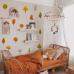 1PC Autumn Withers,Yellows, Green Plants,Trees,Bedrooms,livingRooms Foyers, Home Decor, Wall Decorations, Wall Stickers,