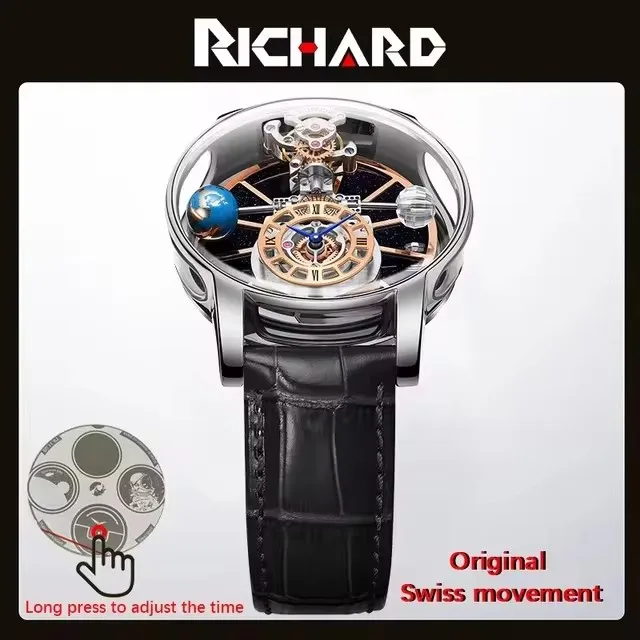 Jacob&Co Richard Mens Watches Diamond TourbillionTop Brand Luxury Astronomia Quartz Switzerland Watch Men Astronomia Montre Homm