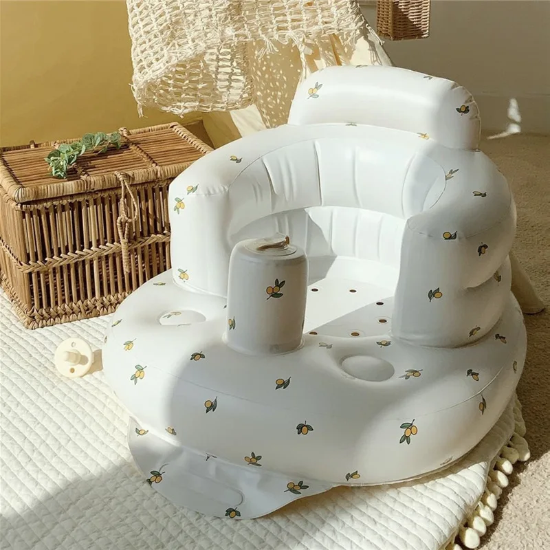 Baby Inflatable Sofa Multifunctional  Resting Armchair Baby Sofa Kid Seat Infant Baby Feeding Chair Bathing Stool Baby Chair