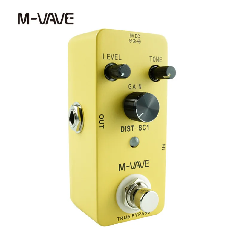 M Vave Distortion Effect Pedal True Bypass Level Tone Gain Control Processor For Electric Guitar