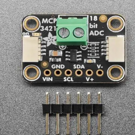 

5870 MCP3421 18-битный АЦП — STEMMA QT / Qwiic