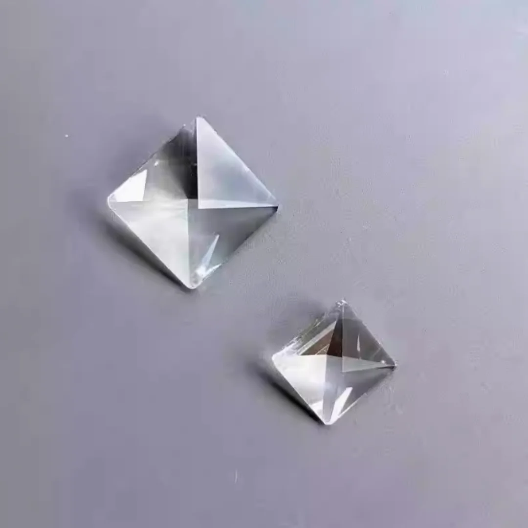 

Camal 5pcs 22/30mm No hole Crystal Loose Square Beads Glass Pendants Prisms Lamp Lighting Chandelier DIY Part Hanging Home Decor