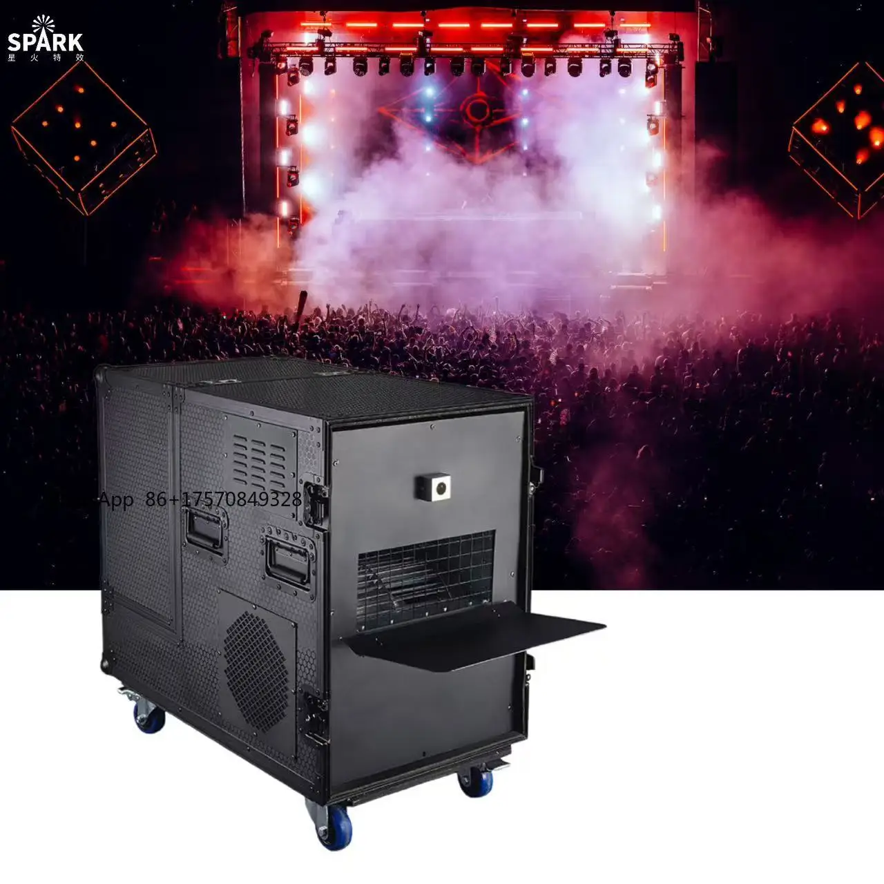 

SP Outdoor Stainless Steel Waterproof Haze Mist Machine 4000W Fog Smoke Cannon Machine for Disco Stage Events