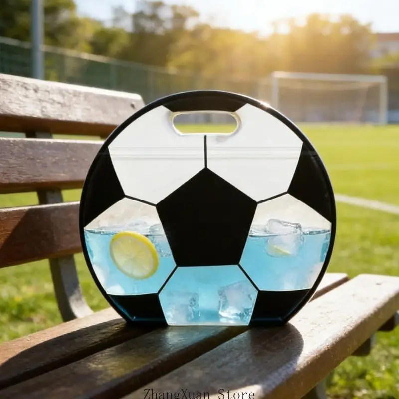 24 Stück Sportball-Thementasche, wasserdichte, durchsichtige Kunststoff-Geschenktüte für Kindergeburtstag, 3 x – Detail 10