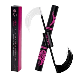 Fadvan Lash Bond and Seal Lashes Glue for Individual Cluster DIY Eyelash Extensions Strong Hold 2 in 1(10ml)