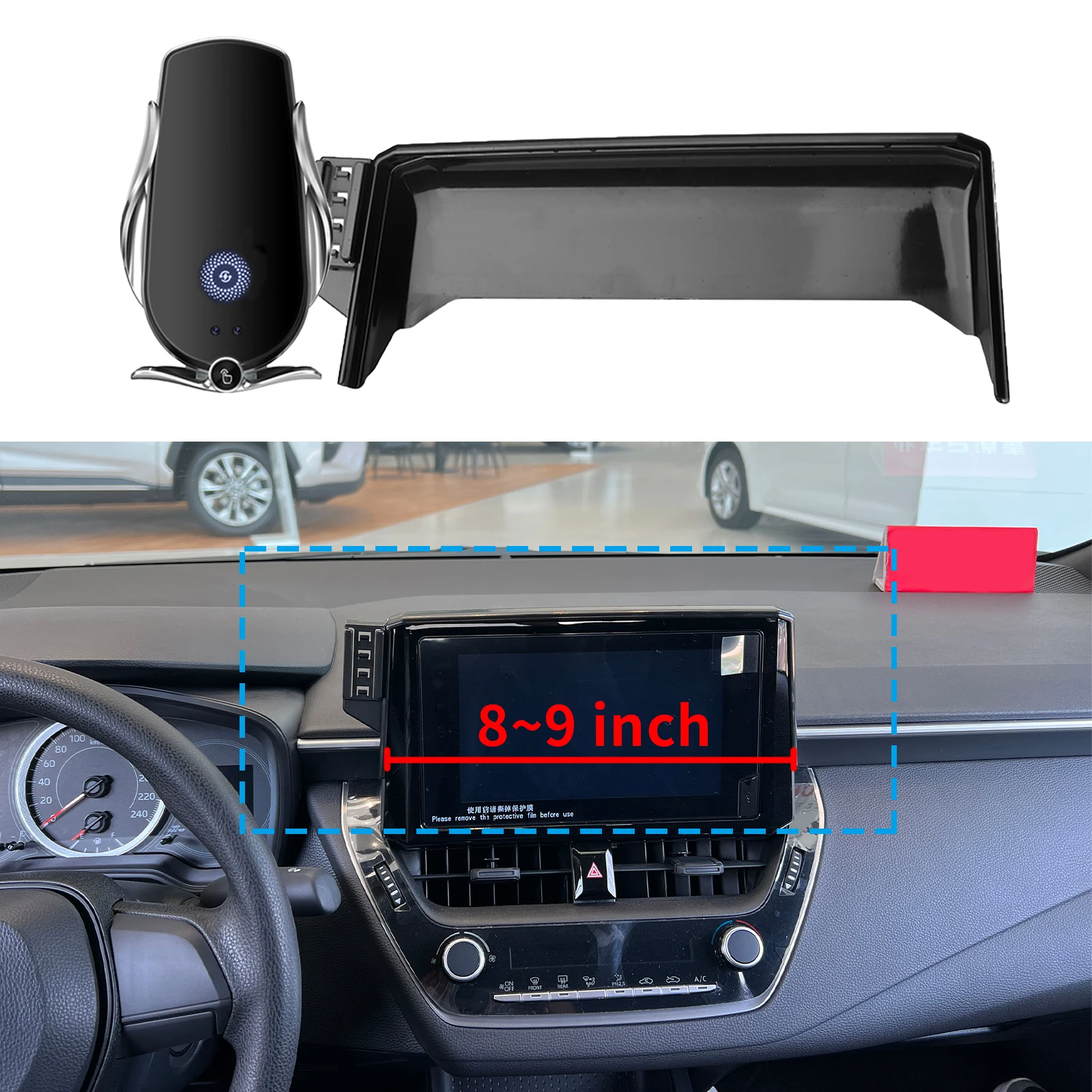 

fit for Toyota Corolla E210 2019-2024 8/9in ​​Anti-Shake Screen Base Phone Holder Mount Stand ​​ Dedicated Car​​ accessoires