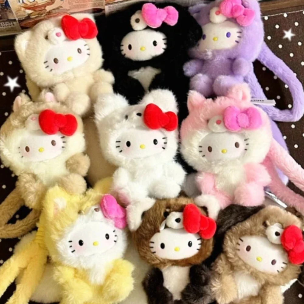 Sanrio Characters Kitty Healing Forest Blind Box Pendant Surprise Bag Keychain Collection Model Desktop Action Figure Ornament view 3