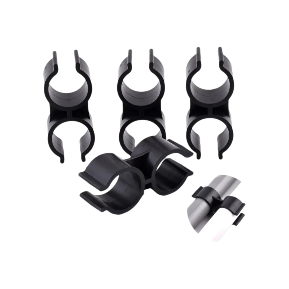 

6Pcs High Quality 20/25mm PVC Pipe Clamp Agricultural Irrigation Garden Tool Pipe Clamp Double U Type Water Pipe Support