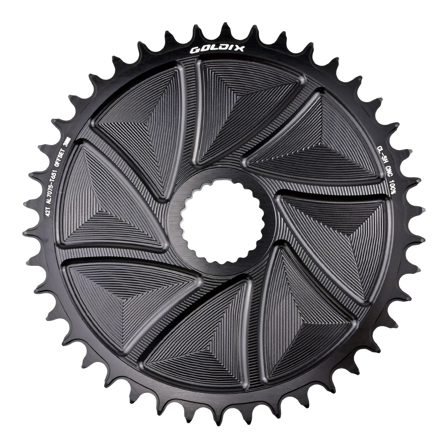 AliExpress GOLDIX Directly install AERO Chainring Wide Narrow Teeth CNC Hollow Cutting Machining for SHIMANO M8100 M9100 M7100 M6100 Crank