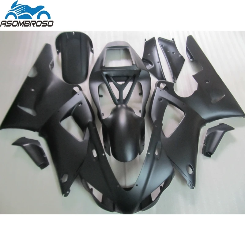 

Matte Black Motorcycle Bodywork fairings for YAMAHA R1 fairing kit 1998 1999 plastic racing fairing set YZFR1 98 99 HP46