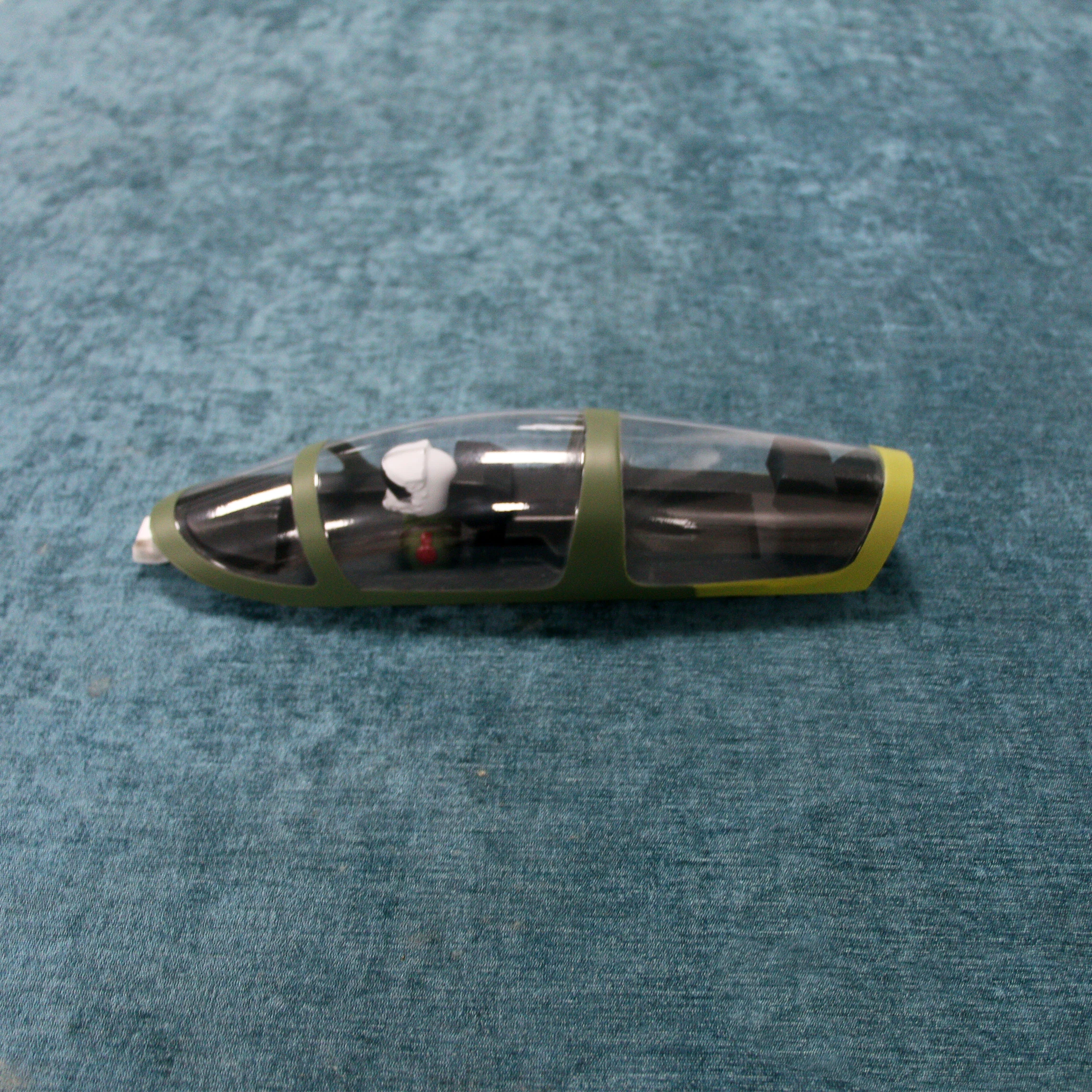 Cockpit With Canopy For 6 CH FlyFans Olive Camo L-39 Albatros 64mm RC EDF Jet Plane
