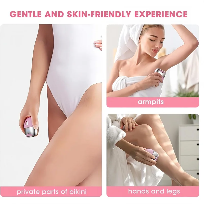 Electric Bikini Trimmer Painless Shaver for Face Legs Underarm Waterproof Portable Women Epilator